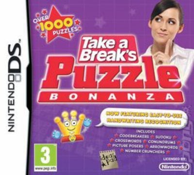 Take A Break's Puzzle Bonanza Nintendo DS Game - Used