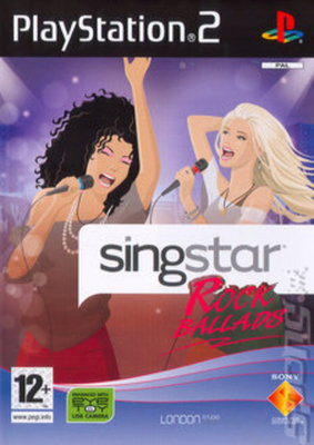 SingStar Rock Ballads PlayStation 2 Game - Used