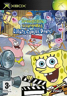 SpongeBob Squarepants: Lights, Camera, Pants! Xbox Game - Used