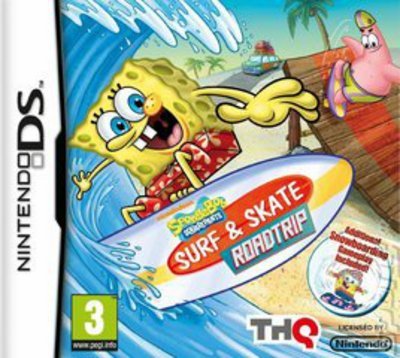 SpongeBob Squarepants: Surf & Skate Roadtrip Nintendo DS Game - Used