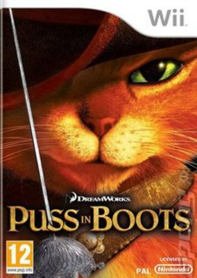 Puss in Boots Wii Game - Used