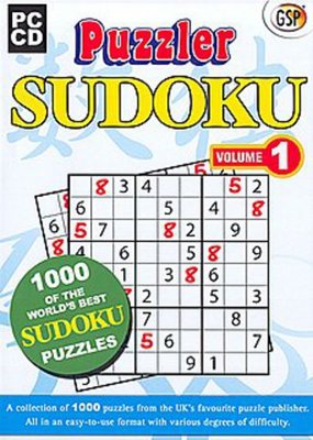 Puzzler Sudoku: 1000 Puzzles Volume 1 PC DVD Game - Used