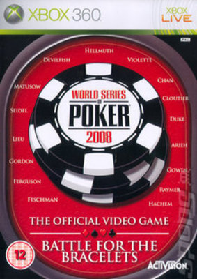 World Series of Poker 2008: Battle for the Bracelets Xbox 360 Game - Used