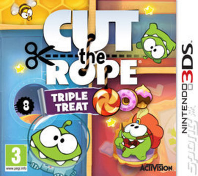 Cut The Rope: Triple Treat Nintendo 3DS Game - Used