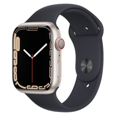Apple Watch Series 7 GPS Cellular Starlight Aluminium 41MM Black