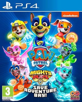 PAW Patrol: Mighty Pups Save Adventure Bay! PlayStation 4 Game - Used