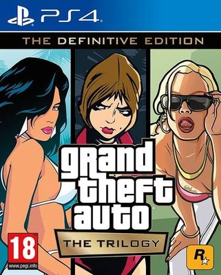 Grand Theft Auto: The Trilogy: The Definitive Edition PlayStation 4 Game - Used