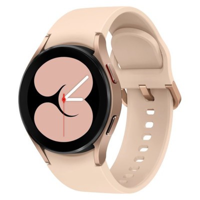 Samsung Galaxy Watch4 Bluetooth Pink Gold 40mm Beige Silicone Strap - Good