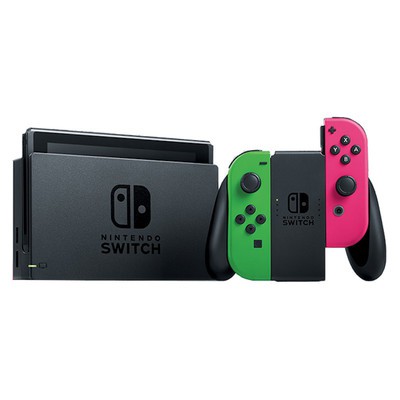 Nintendo Switch V2 Neon Pink / Neon Green - Very Good
