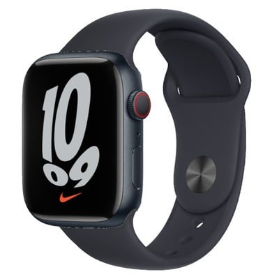Apple Watch Nike Series 7 GPS + Cellular Midnight Aluminium 41mm Black Sport Band - Good