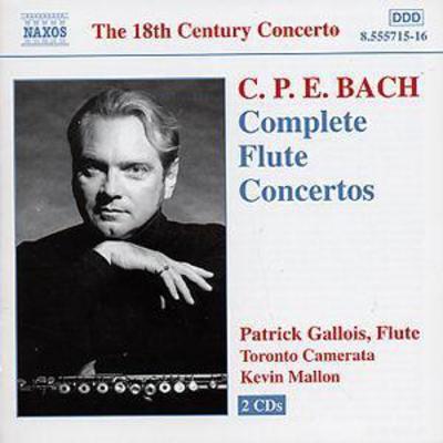 Carl Philipp Emanuel Bach - Flute Concertos (Mallon, Toronto Camerata, Gallois) CD Album - Used