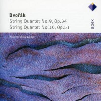Antonin Dvorák - String Quartets Nos. 9 and 10 (American String Quartet) CD Album - Used
