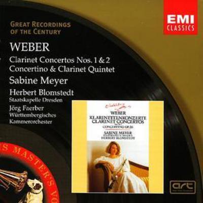 Carl Maria von Weber - Clarinet Concertos (Meyer) CD Album - Used