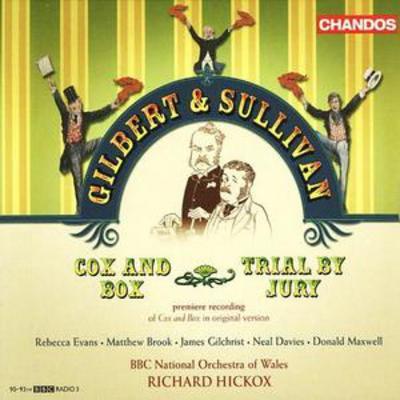 Sir Arthur Sullivan - Cox and Box, Trial By Jury (Hickox, Bbcno of Wales) CD Album - Used