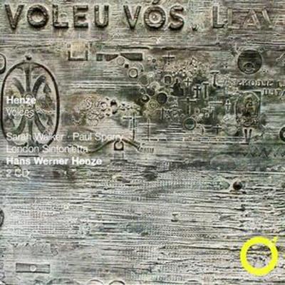 Hans Werner Henze - Voices 1973 - London Sinfonietta (Walker/sperry) CD Album - Used