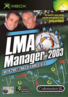 LMA Manager 2003 Xbox DVD Game - Used