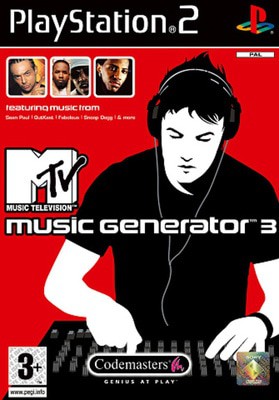 MTV Music Generator 3 PlayStation 2 Game - Used