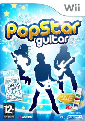 PopStar Guitar Wii Game - Used