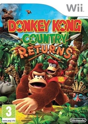 Donkey Kong Country Returns Wii Game - Used