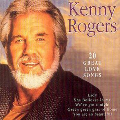 Kenny Rogers - 20 Great Love Songs CD Album - Used