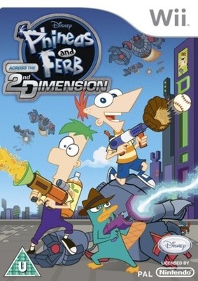Phineas and Ferb: Across the 2nd Dimension Wii Game - Used
