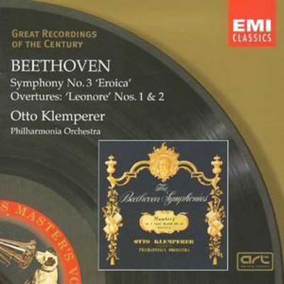 Philharmonia Orchestra - Symphony No. 3, Overtures: 'Leonore' Nos. 1 & 2 (Klemperer) CD Album - Used