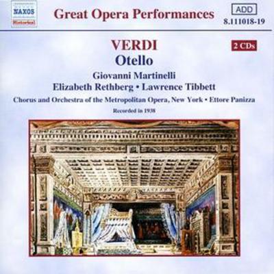Giuseppe Verdi - Otello (Panizza, Metropolitan Opera of New York) CD Album - Used