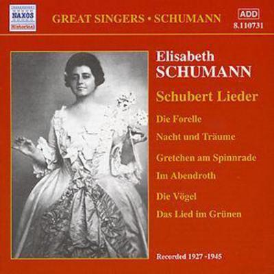 Elisabeth Schumann - Lieder (Schumann, Alwin, Reeves, Moore, Coleman, Kelly) CD Album - Used