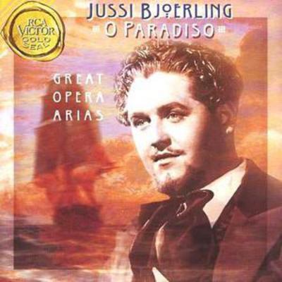 Jussi Bjoerling - O Paradiso - Great Opera Arias CD Album - Used