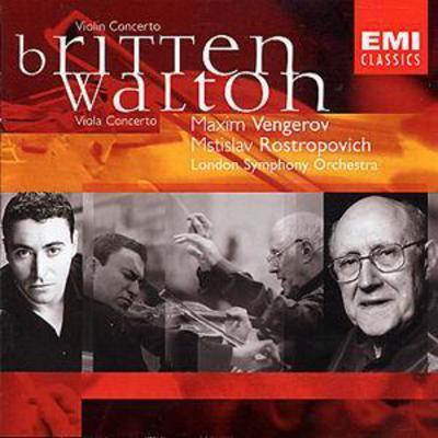 Benjamin Britten - Violin Concerto/viola Concerto (Rostropovisch, Vengerov) CD Album - Used