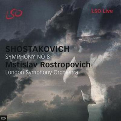 Dmitri Shostakovich - Symphony No. 8 (Rostropovich, Lso) CD Album - Used