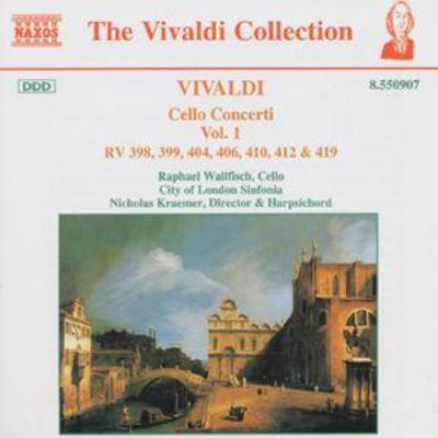 Antonio Vivaldi - Vivaldi: Cello Concerti RV 398, 399, 404, 406, 410, 412 & 419 CD Album - Used