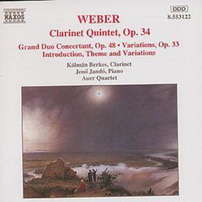 Carl Maria von Weber - Clarinet Works CD Album - Used