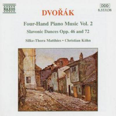 Antonin Dvorák - Four-hand Piano Music Vol. 2 - Slavonic Dances Opp.46 and 72 CD Album - Used