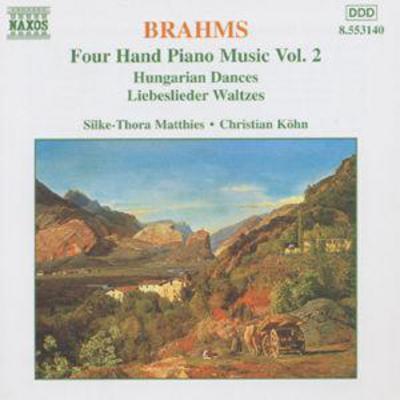 Johannes Brahms - FOUR HAND PIANO MUSIC - VOL 2 CD Album - Used