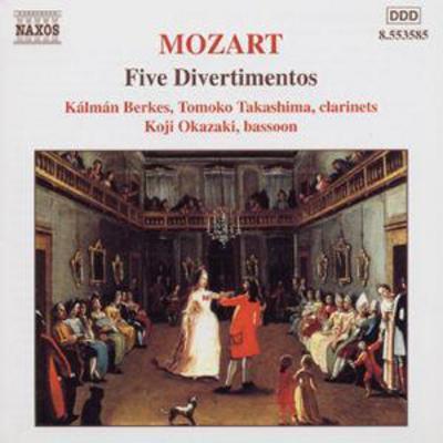 Wolfgang Amadeus Mozart - Five Divertimentos CD Album - Used