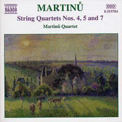 Bohuslav Martinu - String Quartets Nos. 4, 5 and 7 (Martinu Quartet) CD Album - Used