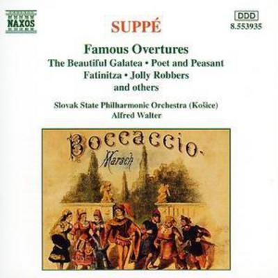 Franz von Suppé - Famous Overtures (Walter, Slovak State Po) CD Album - Used