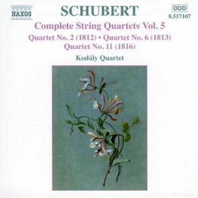 Franz Schubert - Complete String Quartets Vol. 5 (Kodaly Quartet) CD Album - Used
