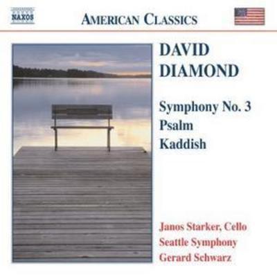David Diamond - Symphony No.3, Psalm, Kaddish (Schwarz, Starker, Seattle So) CD Album - Used