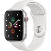 Apple watch series 3 38mm silver with white band hot sale