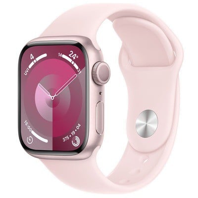 Apple Watch Series 9 GPS Pink Aluminium 41mm Pink Sport Band - Pristine