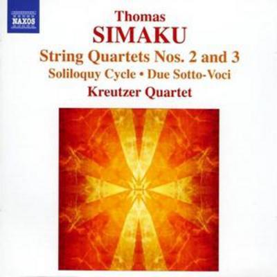 Thomas Simaku - String Quartets (Kreutzer Quartet) CD Album - Used