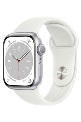 Apple Watch Series 8 GPS Silver Aluminium 45mm White Sport Band - Good
