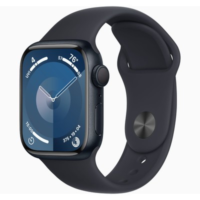 Apple Watch Series 9 GPS Midnight Aluminium 45mm Black Sport Band - Pristine