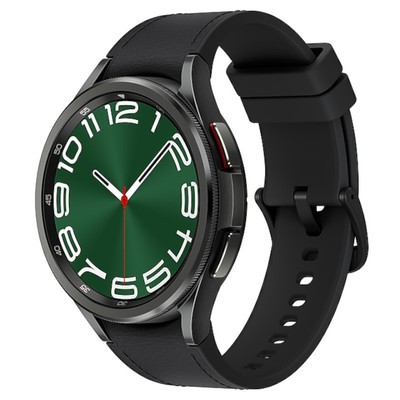 Samsung Galaxy Watch6 Classic LTE Black 43MM Black Hybrid Eco Leather Band Unlocked - Pristine