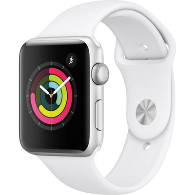 Apple Watch Series 3 GPS Silver Aluminium 42mm White Sport Band - Good
