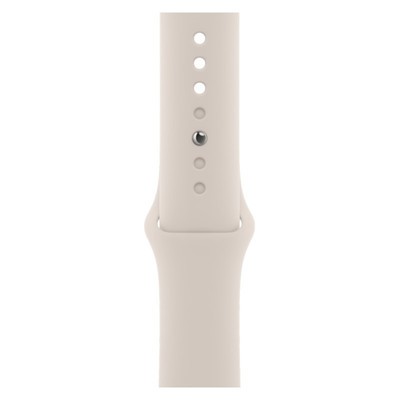 Apple Watch SE (2022) GPS Starlight Aluminium 40MM Starlight Sport Band view 3