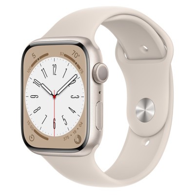 Apple Watch Series 8 GPS Starlight Aluminium 45mm Starlight Sport Band - Good