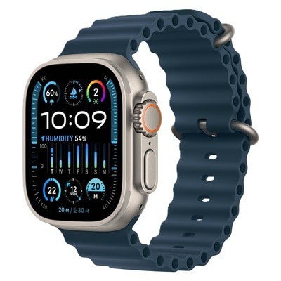 Apple Watch Ultra 2 GPS + Cellular Titanium 49MM Blue Ocean Band - Pristine